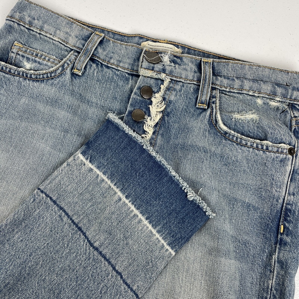 Current Elliot Jeans Women's Size‎ 26 Light Wash Raw Hem The Vintage Straight